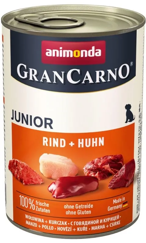 ANIMONDA GranCarno Junior Beef and chicken - wet dog food - 400g