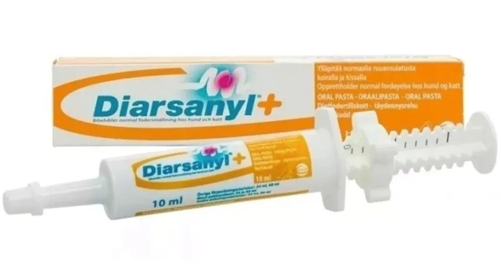 Pasta pentru diaree Ceva Diarsanyl Plus pentru caini si pisici 10 ml