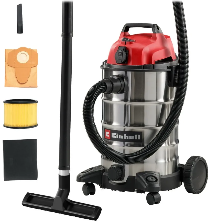Aspirator de atelier Einhell TC-VC 3055 SA cu priza 30 L 900 W