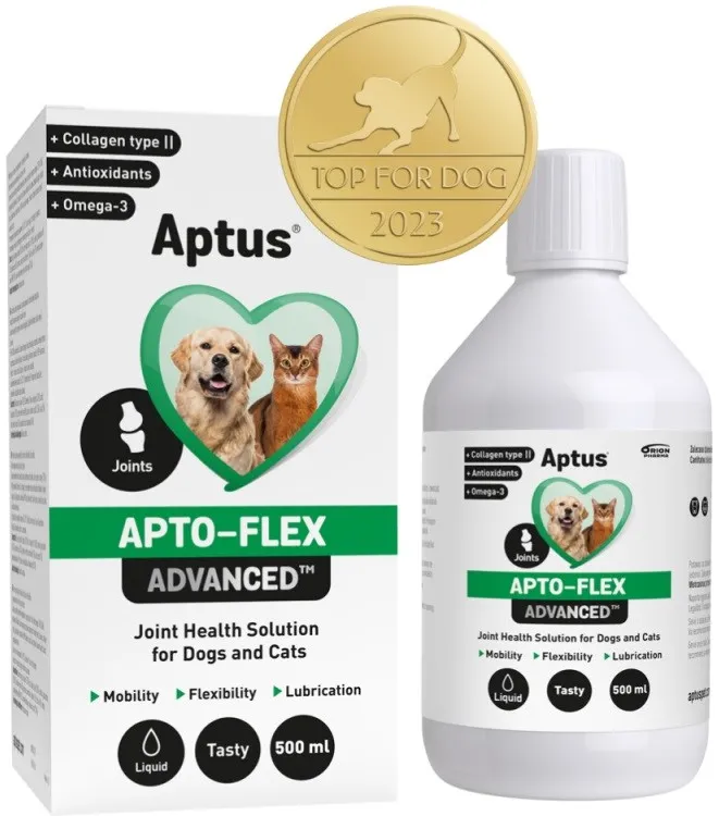 Supliment lichid pentru articulatii Aptus Apto-flex Advanced pentru caini si pisici 500 ml