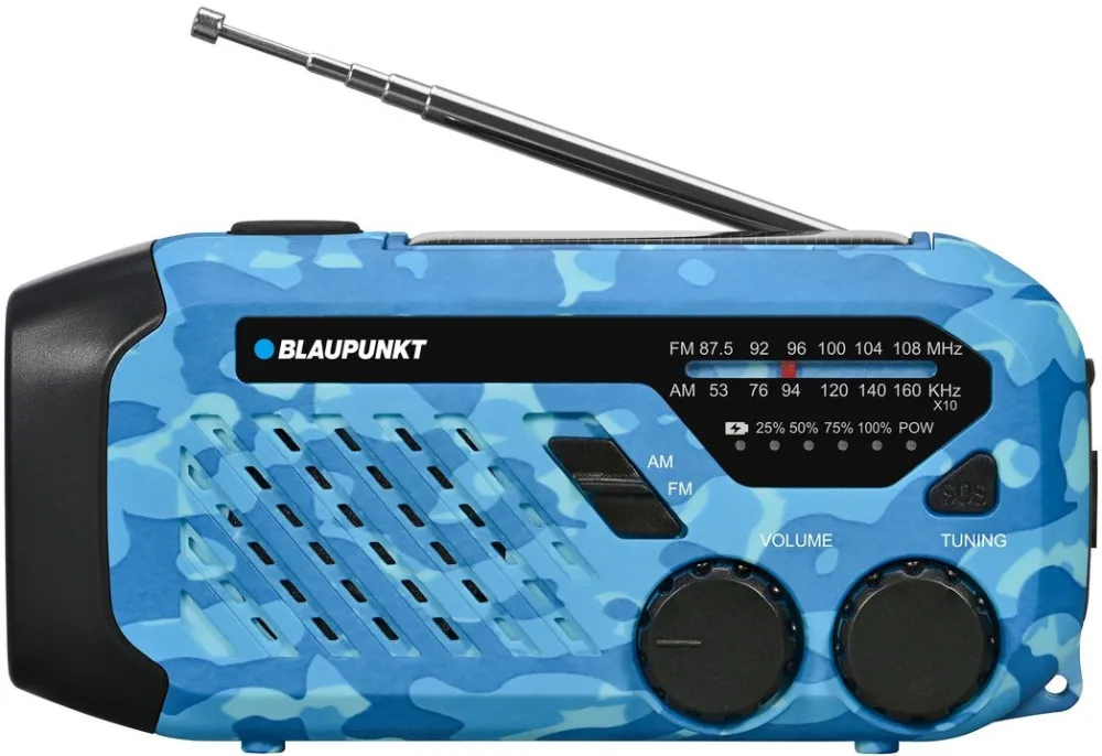 Alarm radio BLAUPUNKT ER10BC, blue camo
