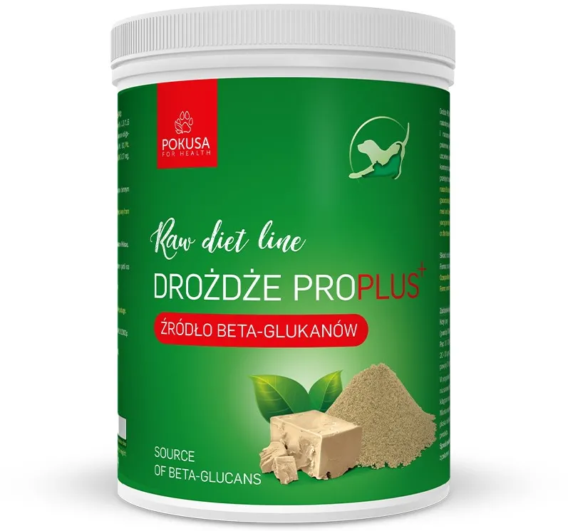 POKUSA RawDietLine Brewer Yeast ProPlus - supplements for dogs - 1000g