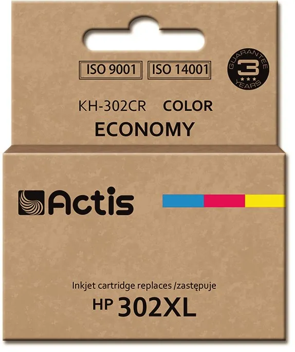 Cartus cerneala ACTIS KH-302CR compatibil HP 302XL F6U67AE color 21 ml