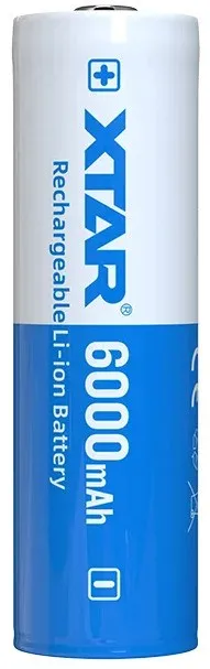 Battery XTAR 21700 3.6V Li-ion 6000 mAh with protection
