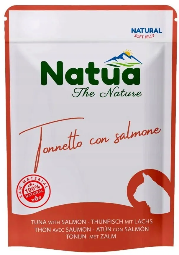 NATUA tuna with salmon - wet cat food - 70g