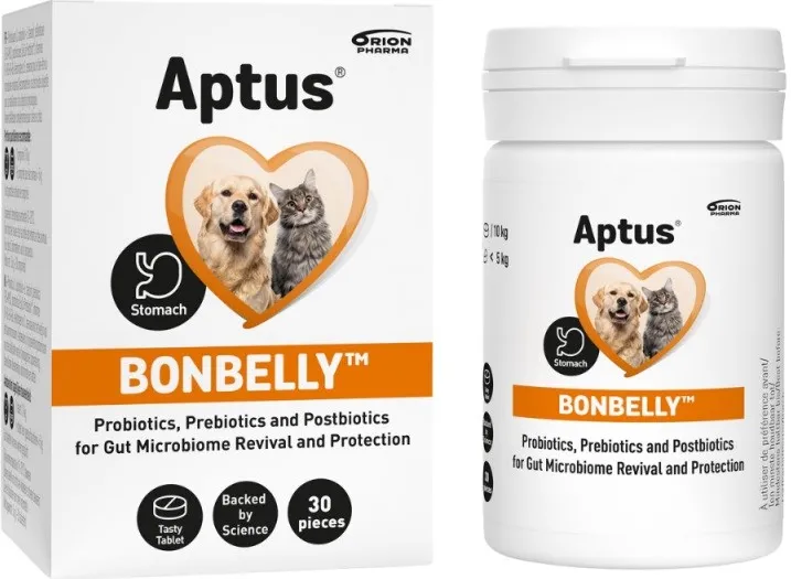 Supliment digestiv Aptus Bonbelly pentru caini si pisici