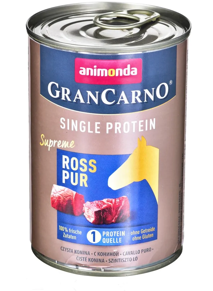 ANIMONDA GranCarno Single Protein Horse meat - wet dog food - 400 g
