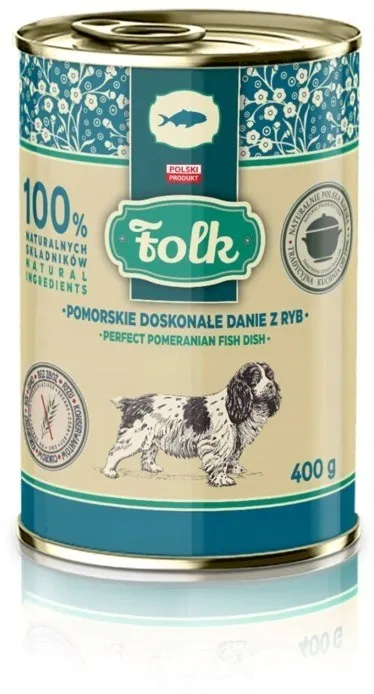 FOLK Pomeranian excellent fish dish - wet dog food - 400g