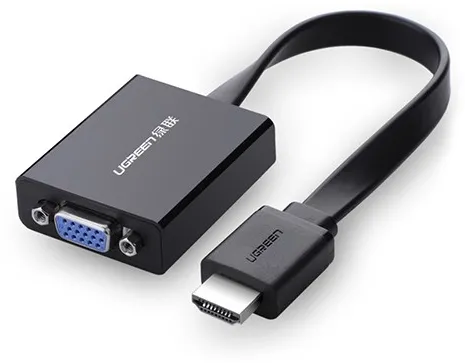 HDMI - VGA micro USB / audio mini mufa de 3,5 mm negru (40248)