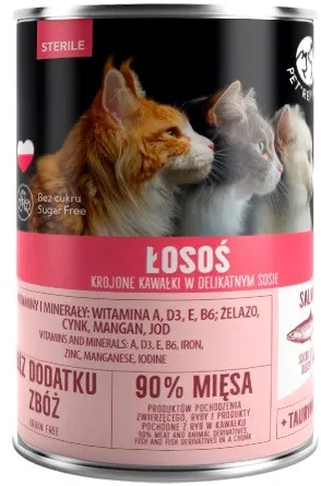PET REPUBLIC Sterile Salmon - wet cat food - 400g