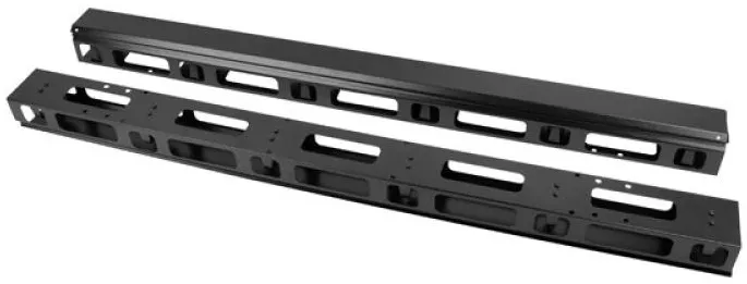 Set of 2 pieces organizer 27U for rack cabinets AK-1207-B