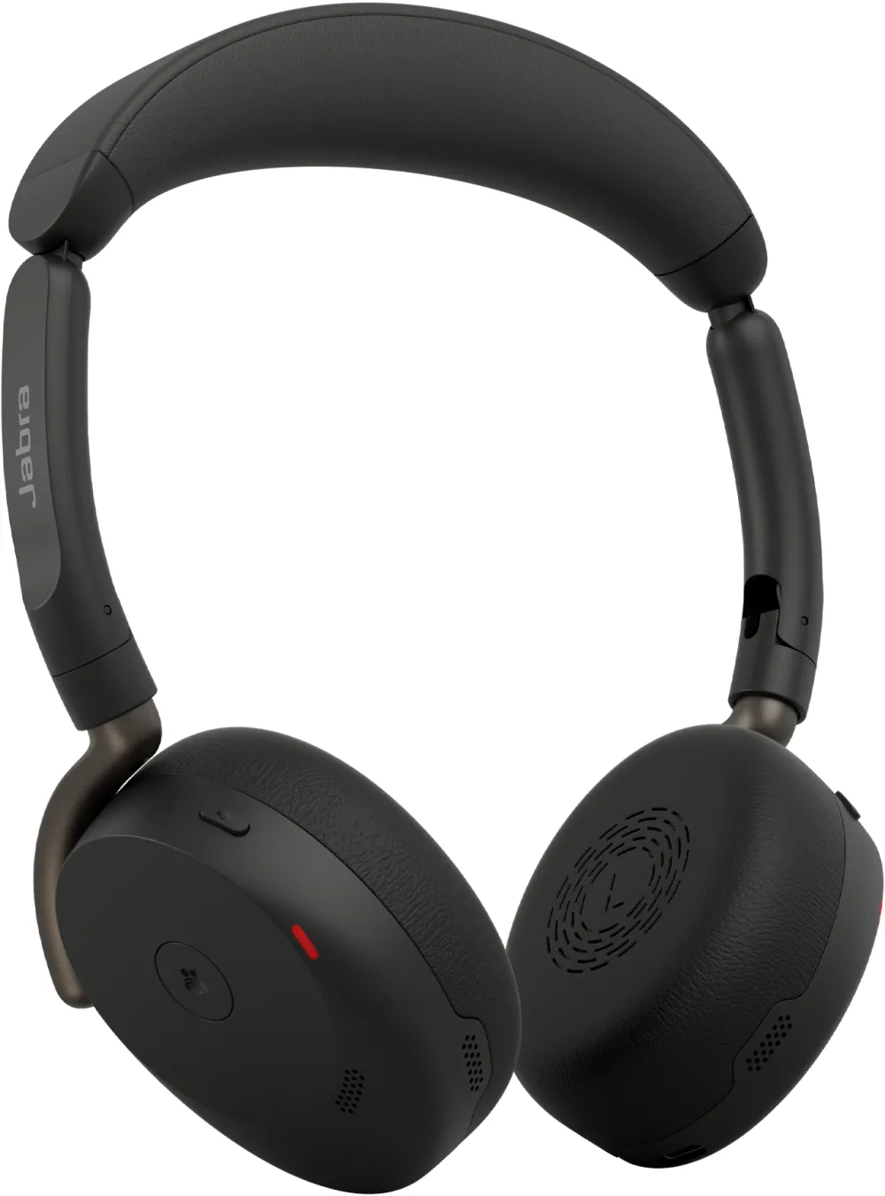 Casti wireless Jabra Evolve3 65 Flex Link 390c MS cu pad de incarcare wireless negru