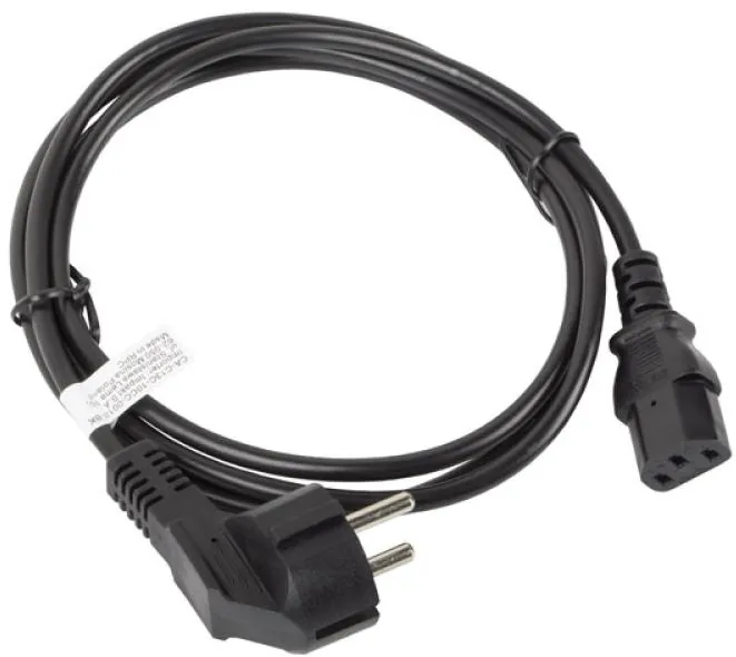 Power cable CEE 7/7 - IEC 320 C13 1.8M black