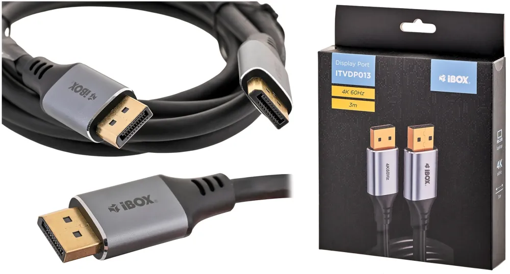 Display 4K 60Hz cable 3m