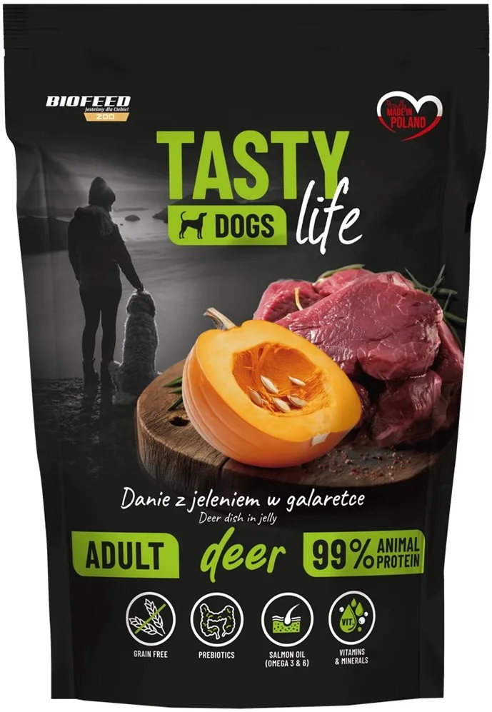 BIOFEED Tasty Dogs Life Deer - wet dog food - 150g