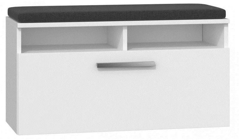 Topeshop RIVA SZAFKA BIEL shoe organizer Closed White