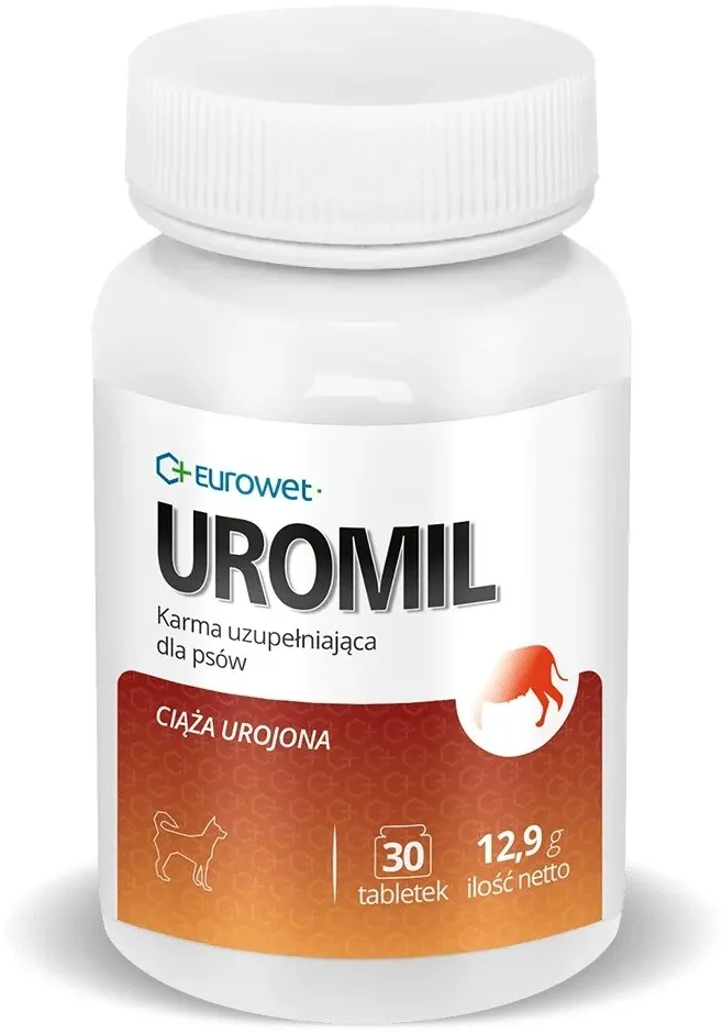 EUROWET Uromil - supplements for dogs - 30 tablets