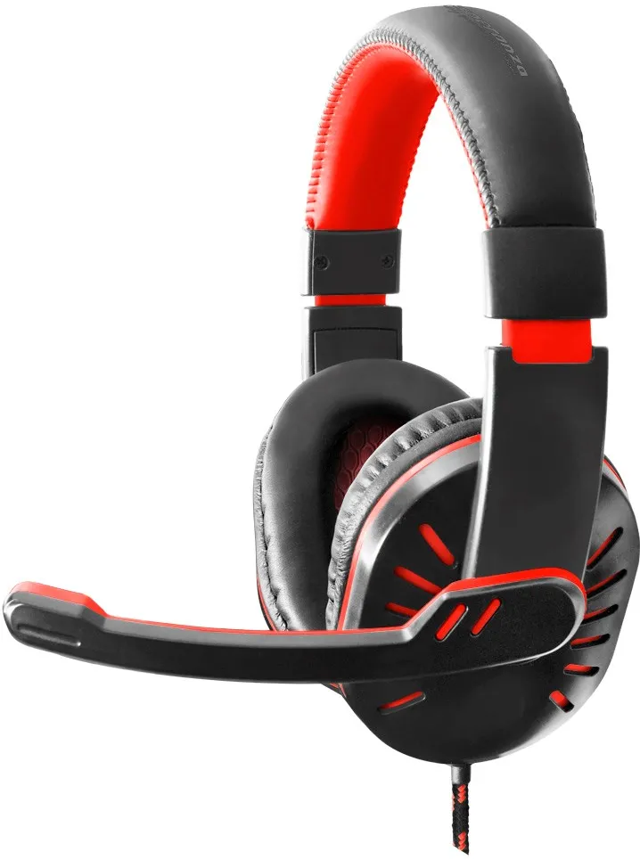 Casti gaming Esperanza EGH330R cu microfon jack 2 m negru rosu