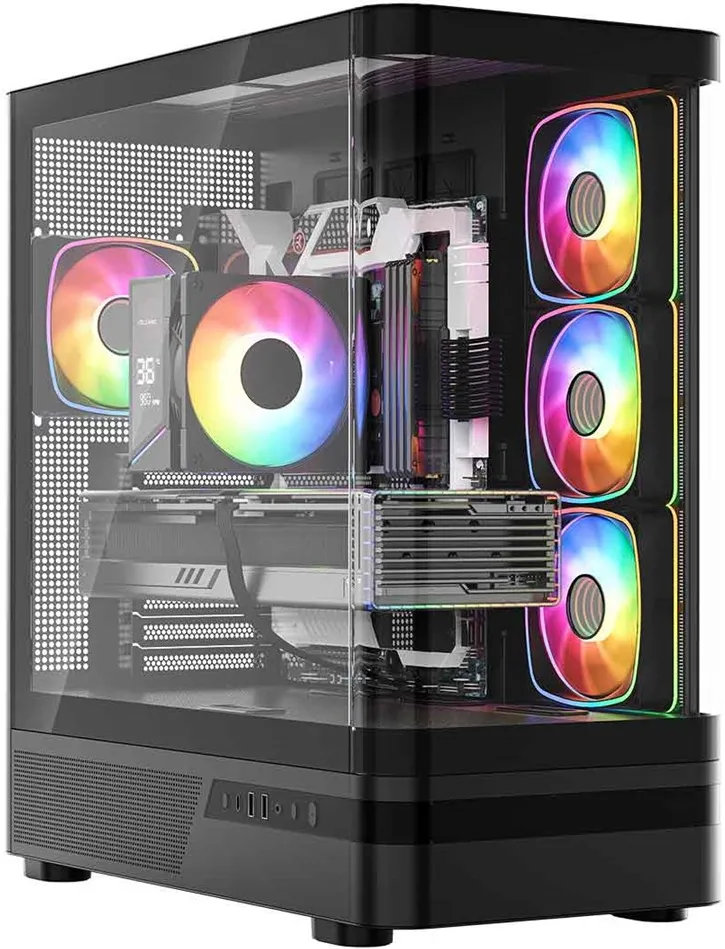 MODECOM Volcano Volcano AQ100 ARGB Midi Black