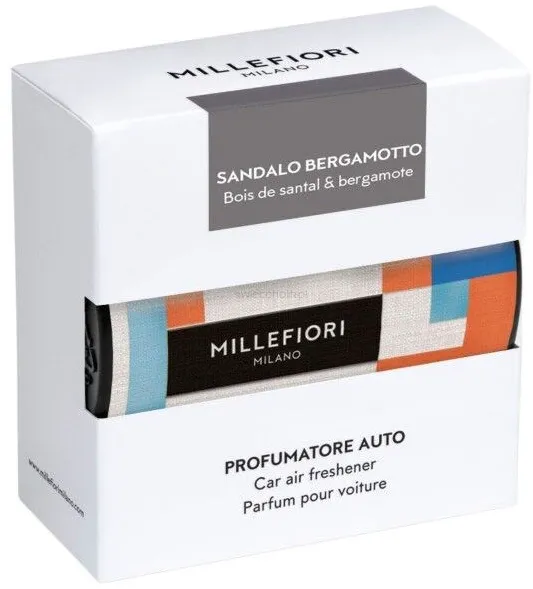 Car Air Freshener ORANGE SANDALO BERGAMOTTO MILLEFIORI