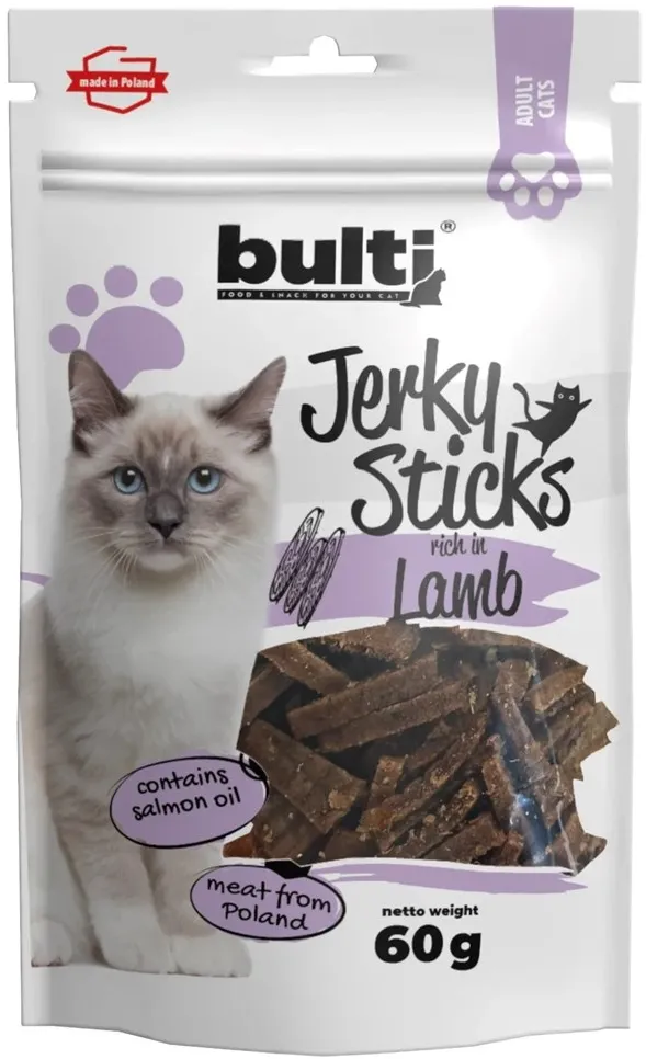 BULTI Jerky Sticks rich in lamb - cat treat - 60g