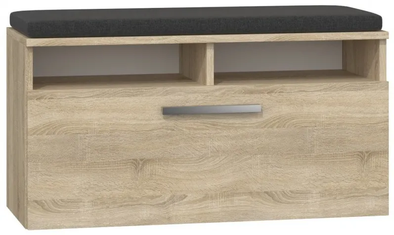 Topeshop RIVA SZAFKA SONOMA shoe organizer Closed Oak