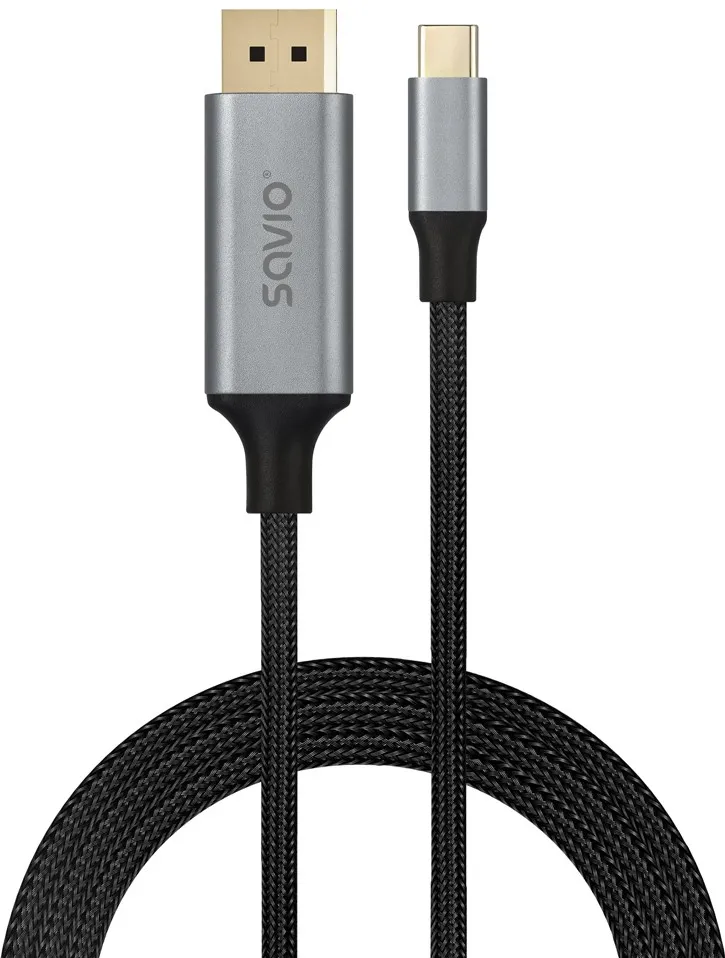 Savio CL-208 USB cable USB 3.2 Gen 1 (3.1 Gen 1) 2 m USB C Black, Grey