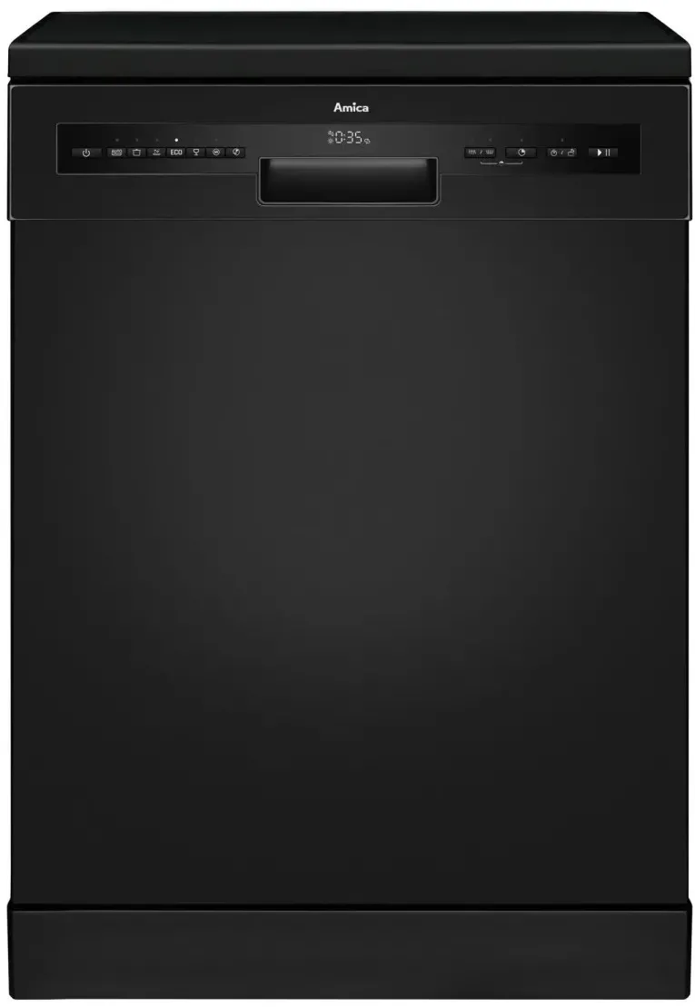 Masina de spalat vase independenta HANSA DFM66C8EOiBD 60 cm 14 seturi negru