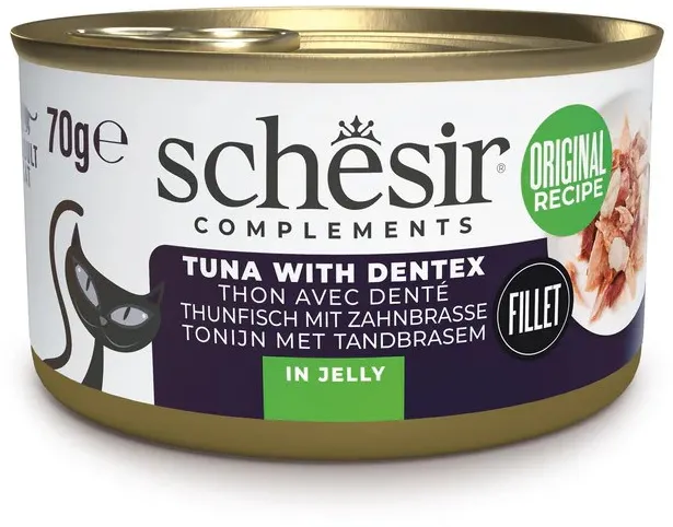 SCHESIR Oceanic Adult Tuna with Dentic - wet cat food - 70g