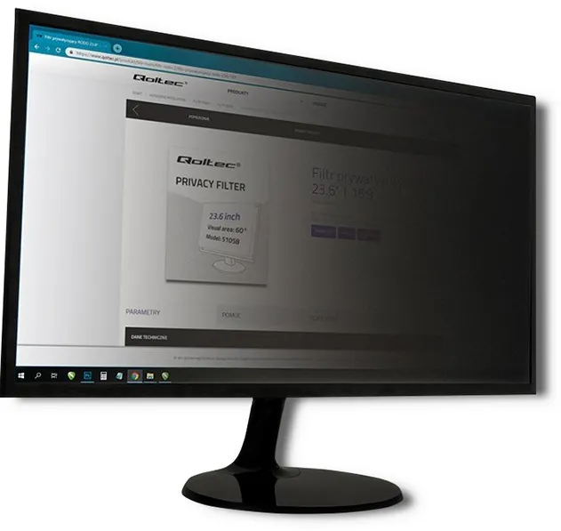 Qoltec 51064 display privacy filters 68.6 cm (27")