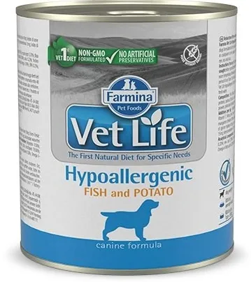 FARMINA Vet Life Canine Hypoallergenic Fish&Potato – wet food for adult dogs 300 g