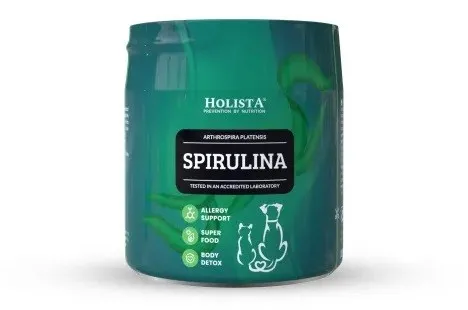 Supliment cu spirulina HOLISTA Spirulina pentru caini si pisici 100 g