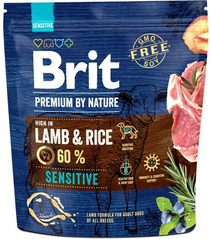 BRIT Premium by Nature Sensitive Lamb&Rice - dry dog food - 1 kg