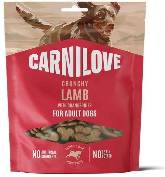 CARNILOVE Crunchy Lamb with cranberries - dog treat - 200g