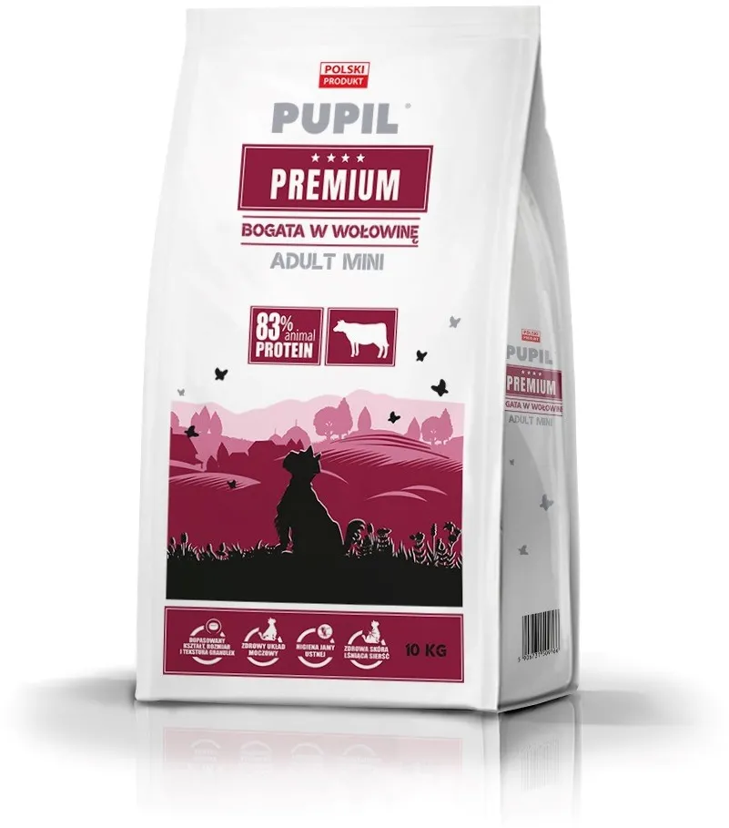 PUPIL Premium Mini rich in beef - dry dog food - 10kg