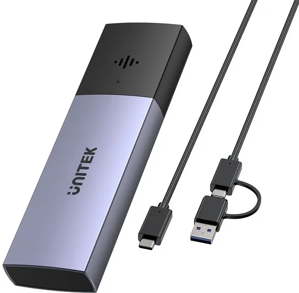 UNITEK PCIe M.2 SSD Enclosure 10 Gbps with Localisation