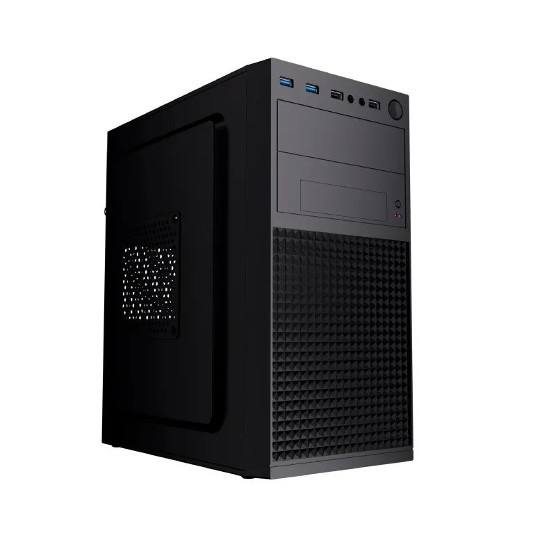 Gembird Mini-tower computer case Fornax K300, Micro-ATX, 2x USB 3.0 + 2x USB 2.0, black