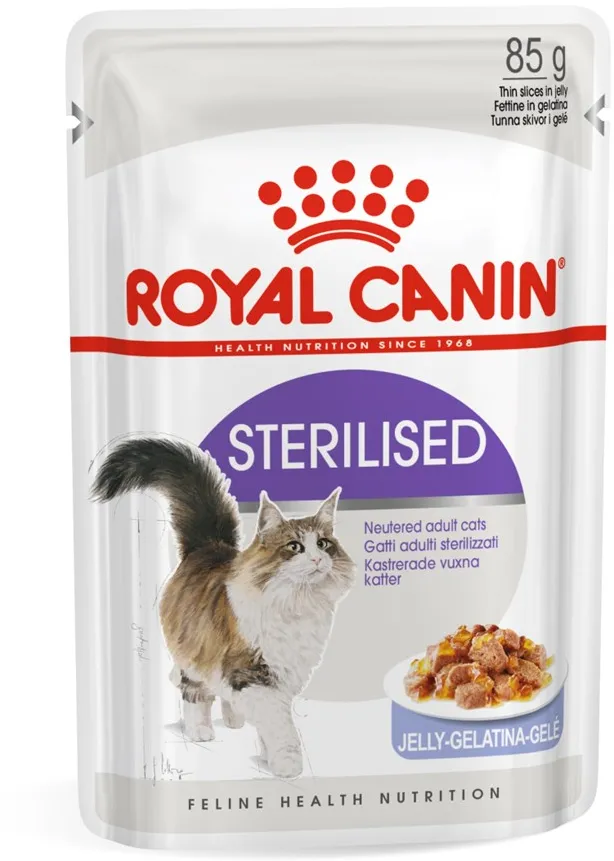 ROYAL CANIN FHN Sterilised in sauce - wet food for adult cats - 12x85g