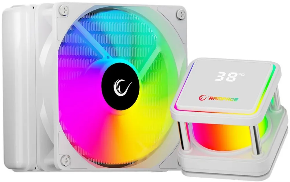 RAMPAGE INFINITE V120 Water Cooling Kit – White