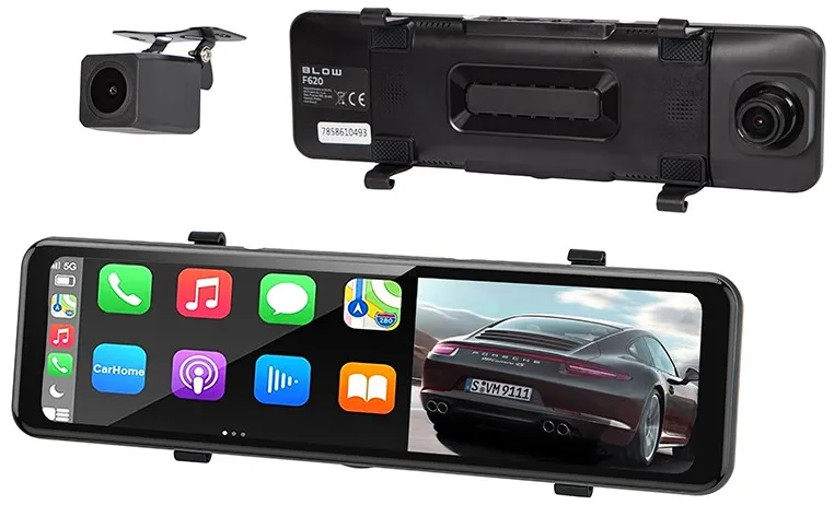 Camera Auto Blow BLACKBOX DVR F620 Carplay Android video recorder + rear camera