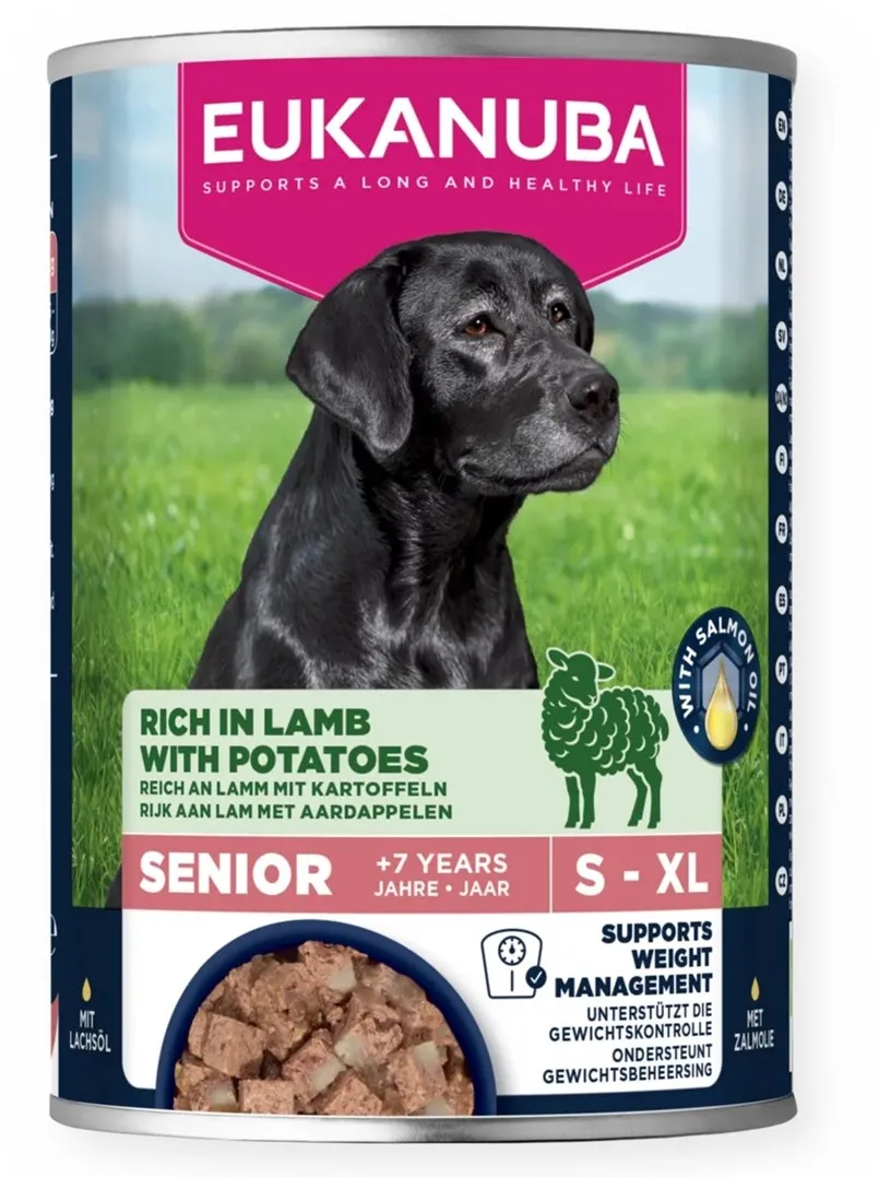 EUKANUBA Life Care Senior Rich in lamb with potatoes - wet dog food - 400g