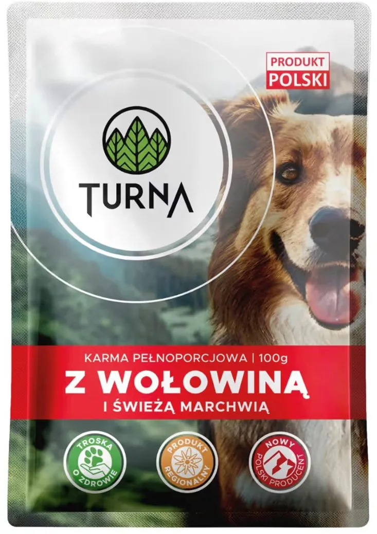 TURNA with beef – wet dog food – 100g