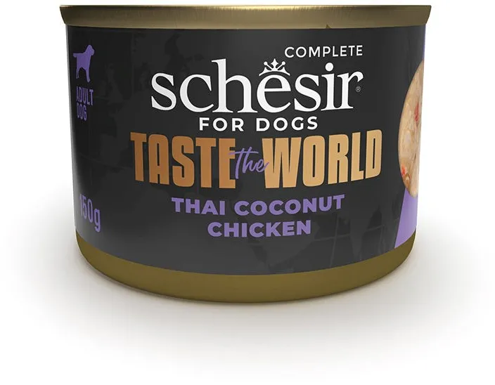 SCHESIR Taste the world Chicken thai coconut - wet dog food - 150g