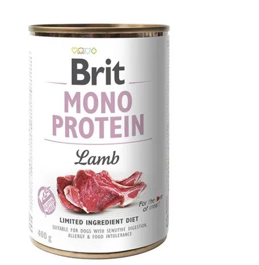 BRIT MONO PROTEIN Wet dog food Lamb 400 g