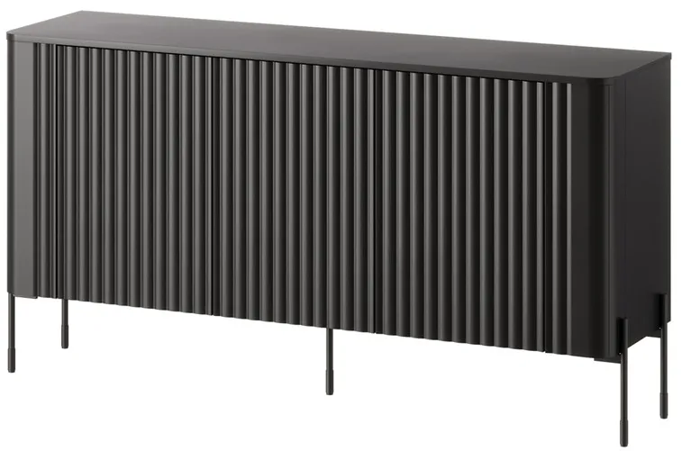 Cama VERA chest of drawers 150x40x80 black matt
