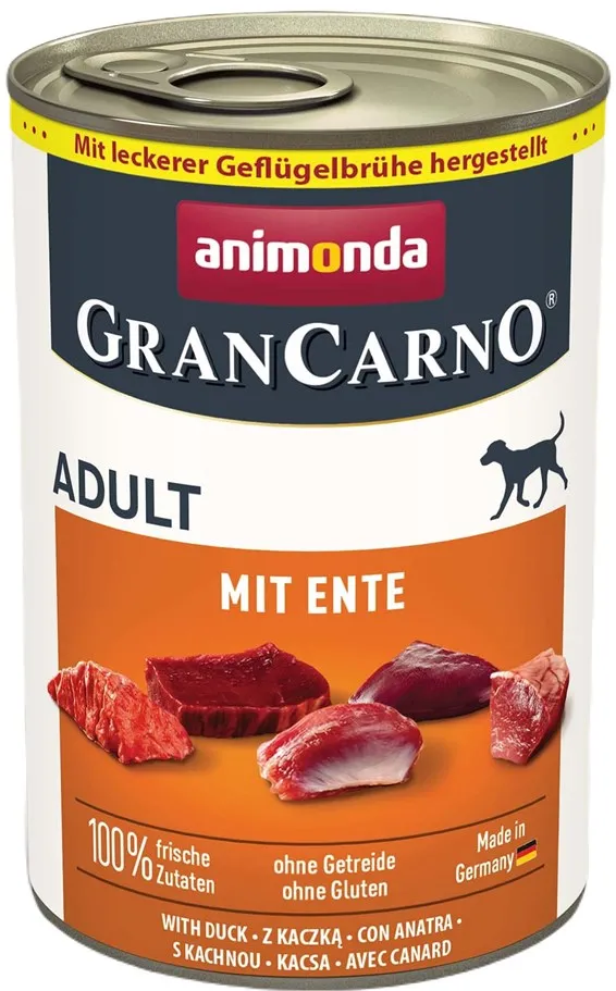 ANIMONDA GranCarno Adult with Duck - wet dog food - 400g