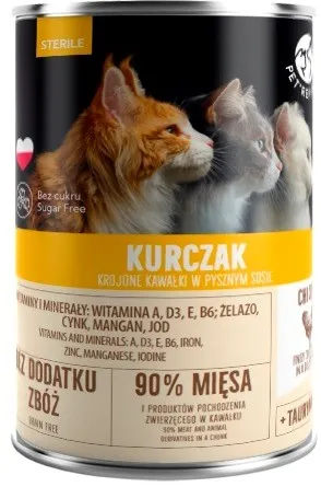 PET REPUBLIC Sterile Chicken - wet cat food - 400g