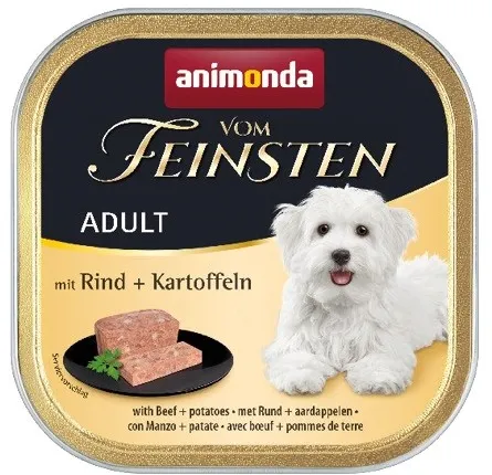ANIMONDA Vom Feinsten Adult Beef and potatoes - wet dog food - 150g