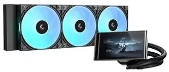 Liquid CPU Cooler DeepCool LT360 VISION ARGB, Black