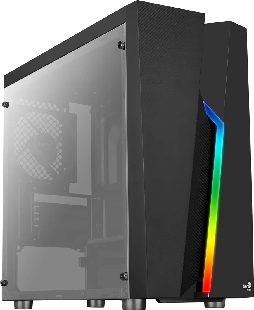 Carcasa PC Aerocool Mini Bolt Black RGB MicroATX/Mini-ITX o.N